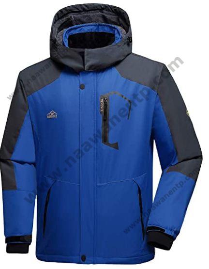 Men's Mountain Waterproof Ski Jacket II Windproof Rain Jacket